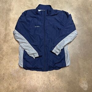 Y2K Reebok Navy/Gray Windbreaker